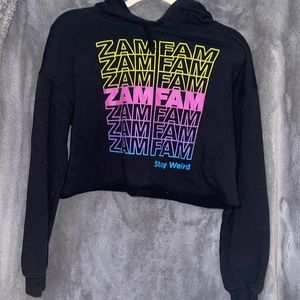 You tuber “Zam Fam” kids sweater|Hoodie|Crop Top, Girls size small